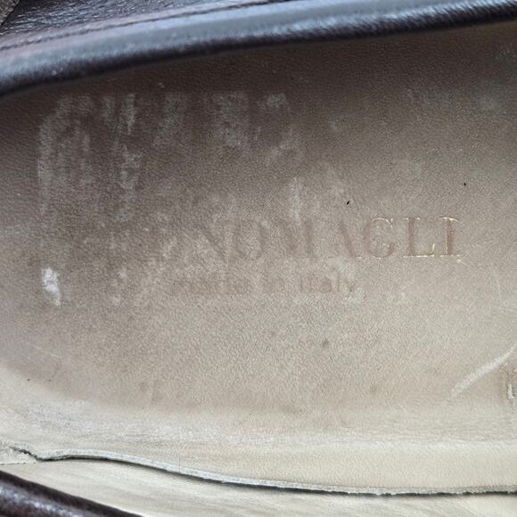 Bruno Magli Massyf Dark Brown Leather Business Casual Horsebit Loafer Mens 11 M - Picture 16 of 16